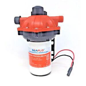 SeaFlo 24VDC 5.5GPM 60PSI w/ Heavy Duty Pressure Switch Fresh Water Diaphragm